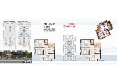 Image of 750 Sq.ft 2 BHK Apartment / Flat for sale in Sneh Velani Exotica, Atladara, Vadodara for Rs. 3000000