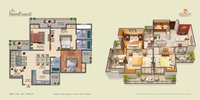Image of 1224 Sq.ft 3 BHK Apartment / Flat for sale in Geotech Pristine Avenue, Noida Extension, Greater Noida for Rs. 11800000