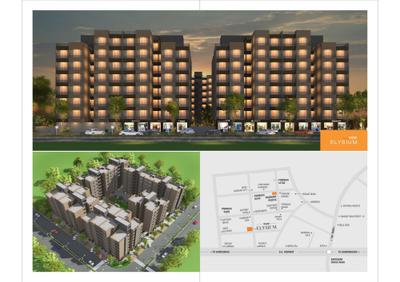 Image of 1000 Sq.ft 2 BHK Apartment / Flat for sale in PSY Pramukh Elysium, Sargasan, Gandhinagar for Rs. 5000000