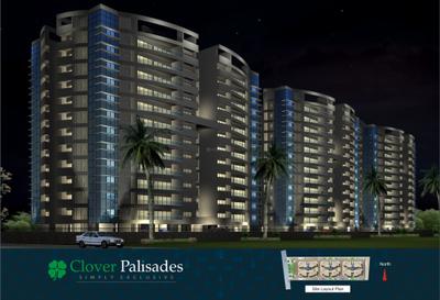 Image of 2850 Sq.ft 3 BHK Apartment / Flat for sale in Clover Palisades, Kondhwa, Pune for Rs. 26500000