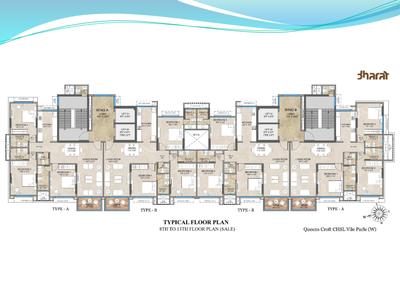 Image of 3400 Sq.ft 6 BHK Apartment / Flat for sale in Bharat Redevelopment of Queens Croft CHSL, Vile Parle West, Mumbai for Rs. 145000000