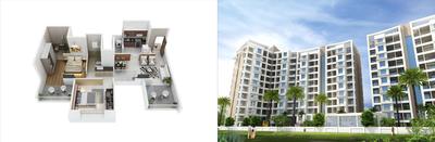 Image of 1020 Sq.ft 2 BHK Apartment / Flat for sale in Sai Lamelosa, Wakad, Pune for Rs. 9300000