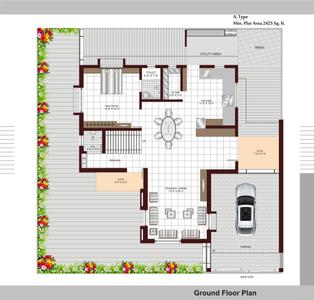 Image of 1810 Sq.ft 3 BHK Independent House for sale in Ambey Township, Kosamdi, Ankleshwar for Rs. 13500000