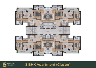 Image of 2490 Sq.ft 4.5 BHK Apartment / Flat for sale in Woodland Heights, Sector 86, Mohali for Rs. 20000000