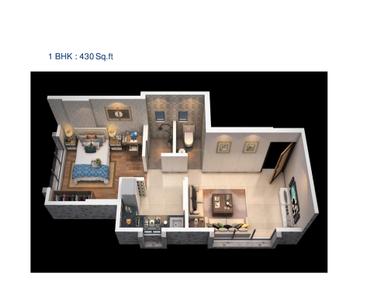 Image of 570 Sq.ft 2 BHK Apartment / Flat for sale in Kings Paradise, Chembur, Mumbai for Rs. 17500000