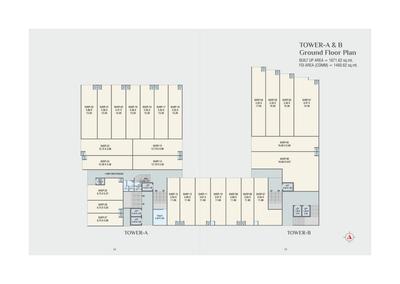 Image of 960 Sq.ft 1.5 BHK Duplex for sale in The Manjalpur Crossway, Manjalpur, Vadodara for Rs. 1400000