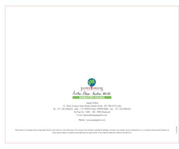 Image of 2200 Sq.ft 2 BHK Apartment / Flat for sale in Jaypee Crescent Court, Jaypee Greens, Greater Noida for Rs. 50000000