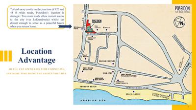 Image of 1900 Sq.ft 3 BHK Apartment / Flat for sale in Vardhan Poseidon, Andheri West, Mumbai for Rs. 55000000