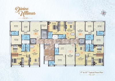 Image of 550 Sq.ft 1 BHK Apartment / Flat for sale in Divine Ultimus, Ghatkopar East, Mumbai for Rs. 11000000