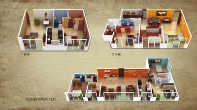 Image of 850 Sq.ft 2 BHK Apartment / Flat for sale in Sainath Sai Symphony, Mulund East, Mumbai for Rs. 18500000