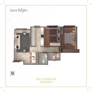 Image of 841 Sq.ft 2 BHK Apartment / Flat for sale in S B Azura Height, Jogeshwari West, Mumbai for Rs. 22500000