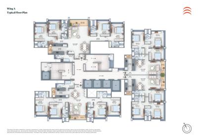 Image of 1744 Sq.ft 4 BHK Apartment / Flat for sale in Supreme Boulevard Chembur Wing A, Chembur, Mumbai for Rs. 65500000