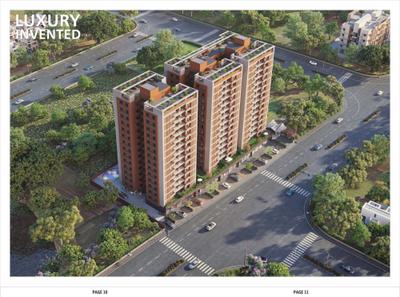 Image of 871 Sq.ft 3 BHK Apartment / Flat for sale in Satyagrah The Atlantis, Zundal, Ahmedabad for Rs. 6900000