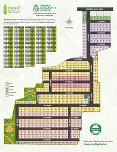 Image of 2400 Sq.ft Residential Plot / Land for sale in Vishwak Mahaa Ganapathy Avenue, Kandigai, Chengalpattu, Chennai for Rs. 7000000