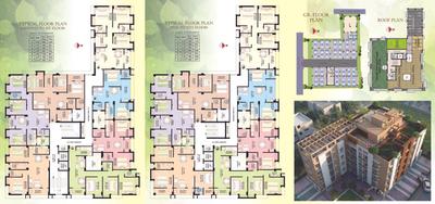 Image of 859 Sq.ft 2 BHK Apartment / Flat for sale in Rohra Green, Keshtopur, Kolkata for Rs. 6200000