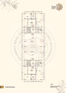 Image of 2550 Sq.ft 3 BHK Apartment / Flat for sale in Pramukh Satva, Vesu, Surat for Rs. 12500000