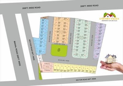 Image of 2000 Sq.ft 3 BHK Villa for sale in Unicorn Valley, Sitapura, Jaipur for Rs. 14000000
