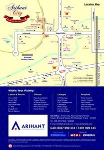 Image of 1110 Sq.ft 2 BHK Apartment / Flat for sale in Arihant City Phase II Buillding F G H I J, Bhiwandi, Thane for Rs. 5700000