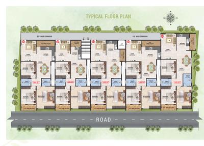 Image of 1302 Sq.ft 3 BHK Apartment / Flat for sale in Sai Ferns, Horamavu, Bengaluru for Rs. 6800000
