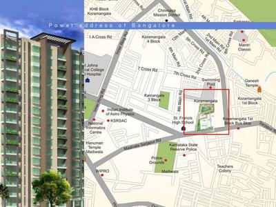 Image of 3683 Sq.ft 4.5 BHK Duplex for sale in K Raheja Vivarea, Koramangala, Bengaluru for Rs. 152500000