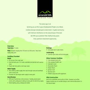 Prime Emerald Hills Brochure 3