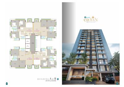Image of 1803 Sq.ft 3 BHK Apartment / Flat for sale in Shivay Shivalik Crown, Bhimrad, Surat for Rs. 8475000