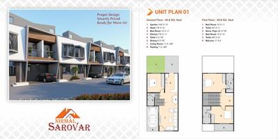 Image of 2025 Sq.ft 3 BHK Villa for sale in Nirmal Sarovar, Vatva, Ahmedabad for Rs. 10500000