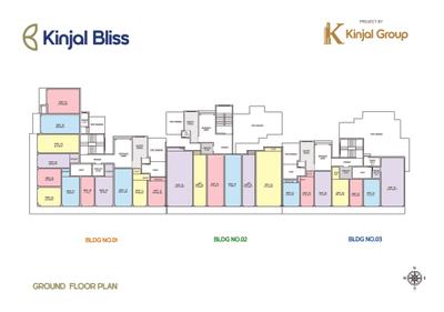 Image of 650 Sq.ft 1 BHK Apartment / Flat for sale in Kinjal Bliss, Boisar, Mumbai for Rs. 2340000