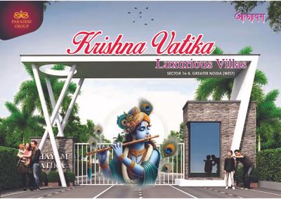 Image of 2310 Sq.ft 3.5 BHK Villa for sale in Paradise Krishna Vatika Luxurious Villas, Noida Extension, Greater Noida for Rs. 12500000