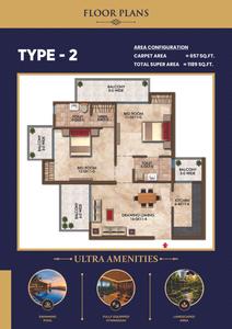 Image of 1635 Sq.ft 3 BHK Apartment / Flat for sale in Apex Sky Height, Sikrod, Ghaziabad for Rs. 13000000