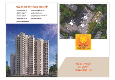 Image of 600 Sq.ft 1 BHK Apartment / Flat for sale in Rajaram Sukur Sapphire, Kasarvadavali, Thane for Rs. 6200000