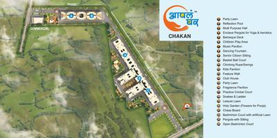 Image of 698 Sq.ft 1 BHK Apartment / Flat for sale in Maple Aapla Ghar Chakan by Selvaganesh Constructions Pvt. Ltd., Chakan, Pune for Rs. 2800000