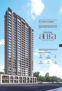 Image of 1030 Sq.ft 2 BHK Apartment / Flat for sale in Seasons Aura, Kalyan West, Kalyan for Rs. 8600000