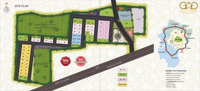 Image of 1100 Sq.ft Residential Plot / Land for sale in Golden Gates Home City, Sonnanayakanapura, Bengaluru for Rs. 3960000