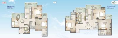 Image of 915 Sq.ft 2 BHK Apartment / Flat for sale in Aims Golf Avenue, Sector 75, Noida for Rs. 10500000
