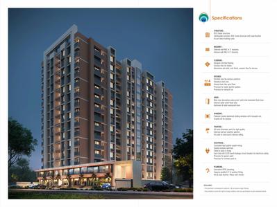 Image of 1056 Sq.ft 3 BHK Apartment / Flat for sale in Shruti Radhe Windsun, Charholi Budruk, Pune for Rs. 6200000