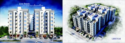 Image of 751 Sq.ft 2 BHK Apartment / Flat for sale in Naman Height, Dabhoi, Vadodara for Rs. 3300000