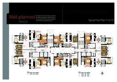Image of 920 Sq.ft 2 BHK Apartment / Flat for sale in Rhythm Serenity Heights, Andheri East, Mumbai for Rs. 21900000