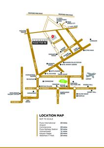 Image of 1050 Sq.ft 2 BHK Apartment / Flat for sale in Mantra Montana, Dhanori, Pune for Rs. 8000000