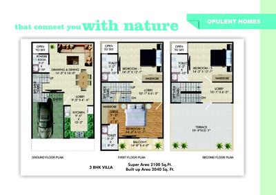 Image of 1050 Sq.ft 2.5 BHK Independent House for sale in Shree Brahma Ashoka Greens, Noida Extension, Greater Noida for Rs. 4199000