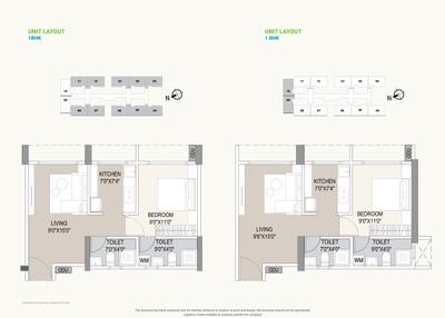 Image of 720 Sq.ft 1 BHK Apartment / Flat for sale in Tricity Bliss, Ulwe, Navi Mumbai for Rs. 6300000