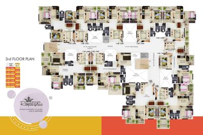 Image of 950 Sq.ft 2 BHK Apartment / Flat for sale in Ismail Royal Pride, Shambhu Nagar, Nagpur for Rs. 4400000