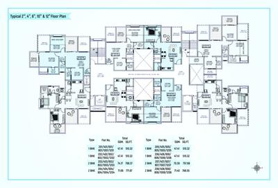 Image of 1490 Sq.ft 3 BHK Apartment / Flat for sale in Padmavati Lakeshore, Wakad, Pune for Rs. 8695200