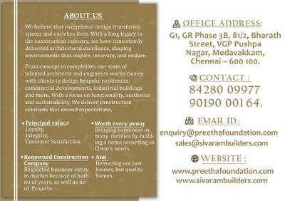 Image of 1560 Sq.ft 3 BHK Apartment / Flat for sale in SHPF Bethel, Velachery, Chennai for Rs. 15000000