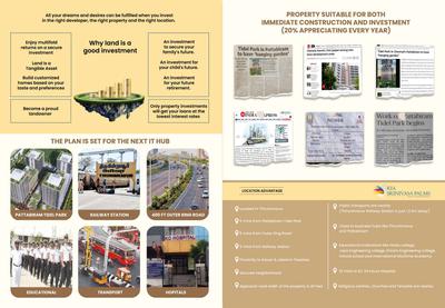 Image of 637 Sq.ft Residential Plot / Land for sale in StepsStone Ria Srinivasa Palms, Thirunindravur, Chennai for Rs. 1800000