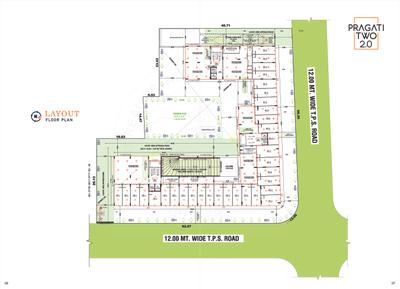 Image of 650 Sq.ft 1 RK Apartment / Flat for sale in Greenearth Pragati Two 2 0 by Greenearth Infraspace, Makarba, Ahmedabad for Rs. 3500000