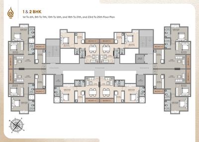 Image of 550 Sq.ft 1 BHK Apartment / Flat for sale in Siyara Avantika, Bhiwandi, Thane for Rs. 3800000