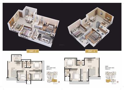 Image of 808 Sq.ft 2 BHK Apartment / Flat for sale in Shraddha Elite, Borivali West, Mumbai for Rs. 25300000