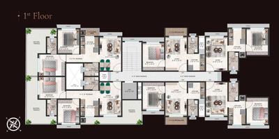 Image of 845 Sq.ft 2 BHK Apartment / Flat for sale in Fia Aangan, Palghar, Mumbai for Rs. 4000001