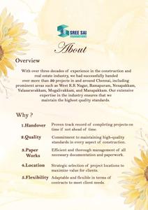 Image of 2312 Sq.ft 4 BHK Apartment / Flat for sale in Sree Sai Altis, Manapakkam, Chennai for Rs. 26600000
